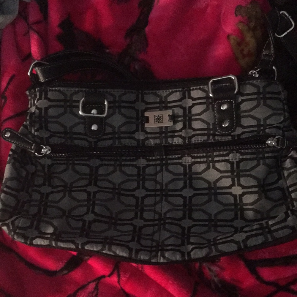 Black handbag